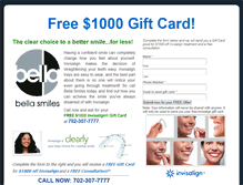 Tablet Screenshot of invisalign.bellasmileslv.com